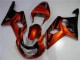 Carénage Moto GSXR 1000 K1 00-02 - Orange Noir