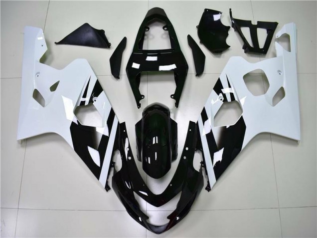 Carénages Moto GSXR 600 / 750 K4 04-05 - Blanc Noir