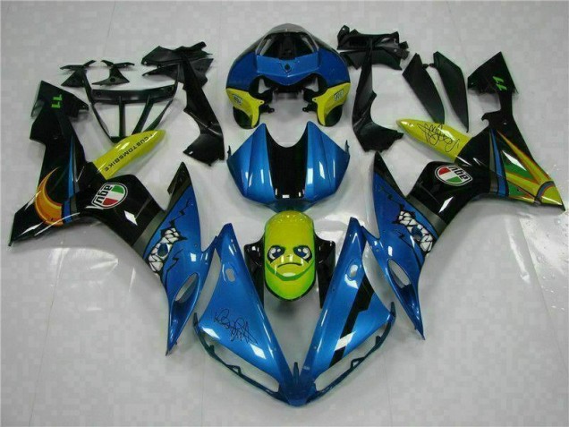 Carrosserie Moto R1 04-06 - Bleu