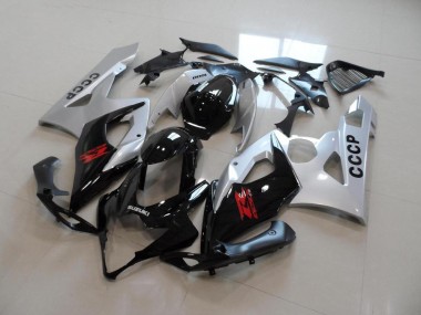 Carénage Moto GSXR 1000 K5 05-06 - Argent Noir