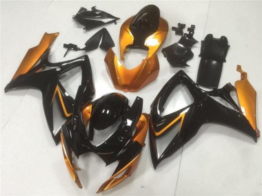Carénages Moto GSXR 600 / 750 K6 06-07 - Noir Orange