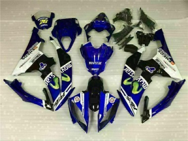 Carénages Moto R6 08-16 - Blanc Bleu
