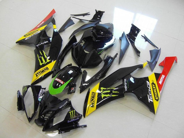 Carénages Moto R6 08-16 - Jaune Monster