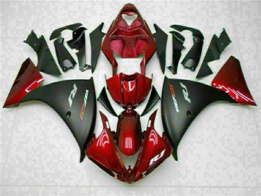 Carénages Moto R1 09-11 - Rouge Noir